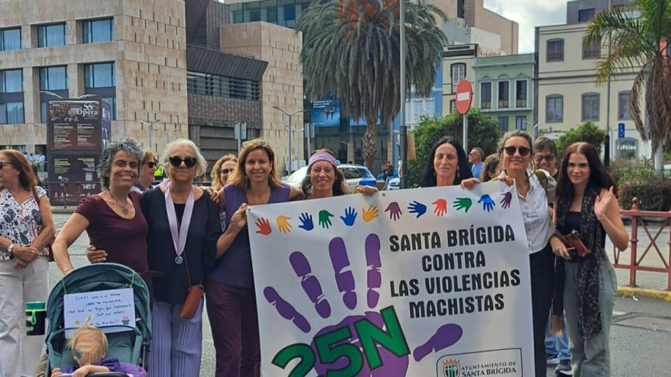Santa Brígida contra las violencias machistas.